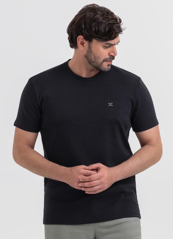 Camiseta em Algodão Preto