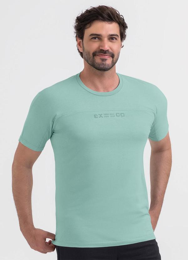 Camiseta em Algodão Verde Claro