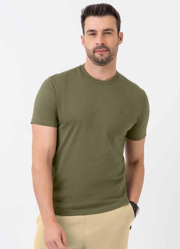 Camiseta em Algodão Verde