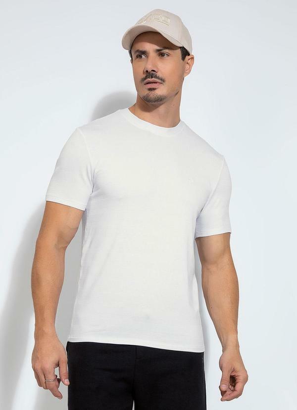Vista 2 Camiseta em Malha Branco Bento Bento