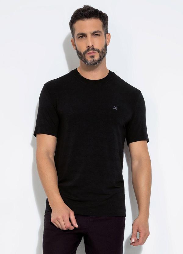 Camiseta em Malha Preto