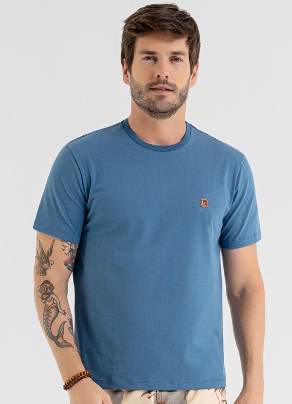 Vista 2 Camiseta em Meia Malha Azul The Philippines The Philippines