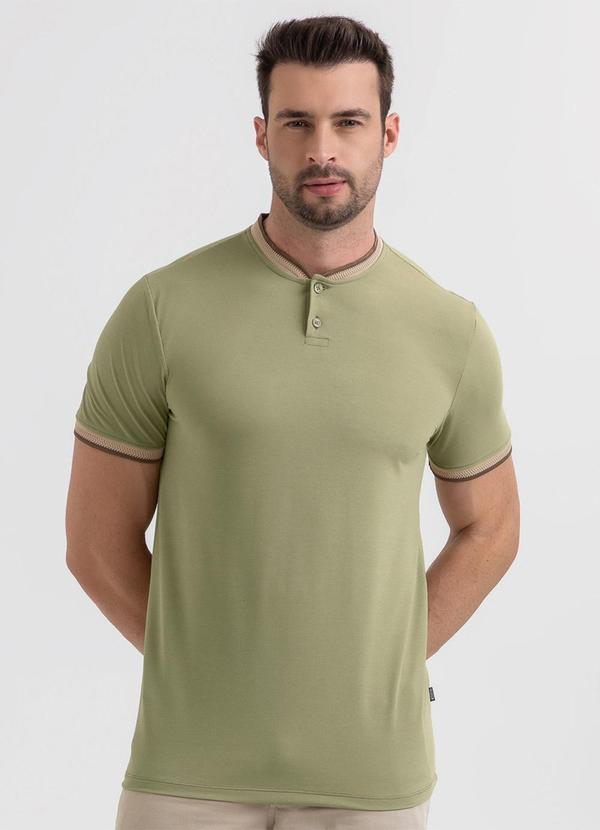 Camiseta em Piquet Verde