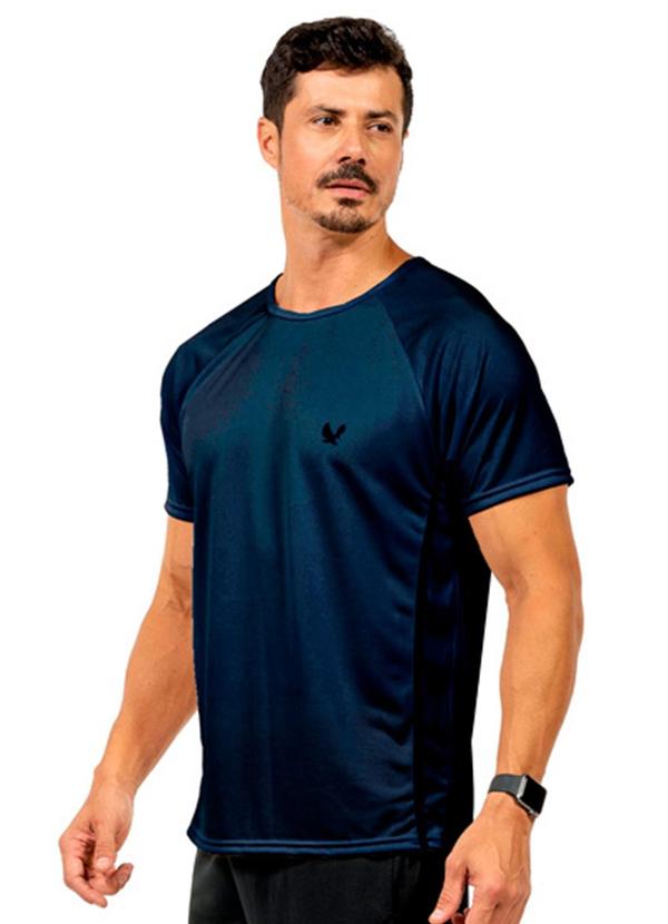 Camiseta Estampa Masculina Azul