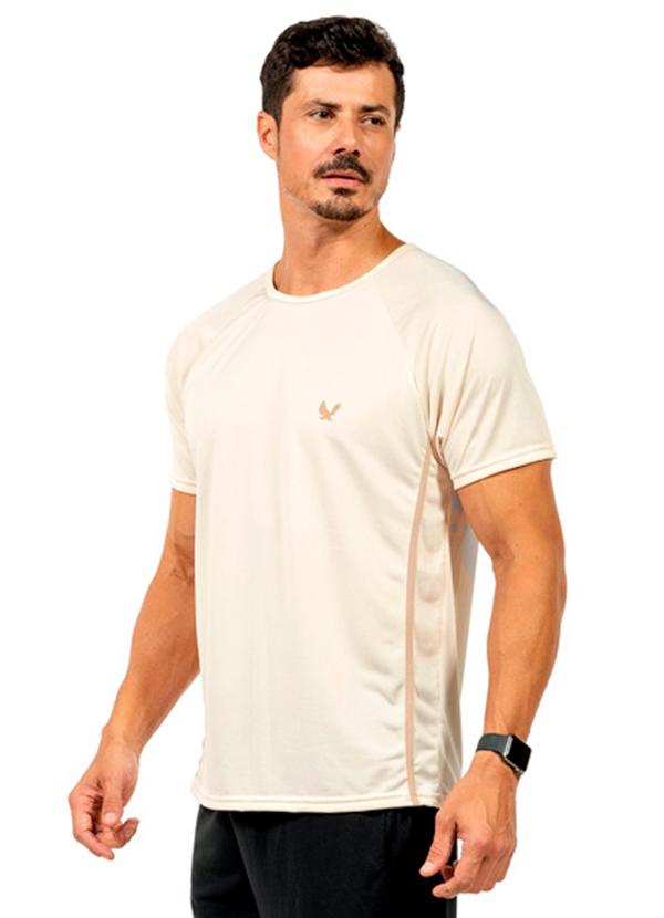 Camiseta Estampa Masculina Bege
