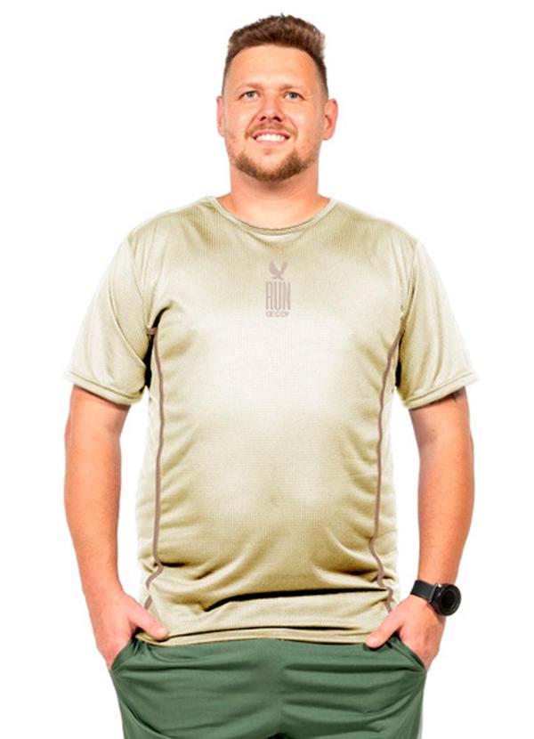 Camiseta Estampa Masculina Bege