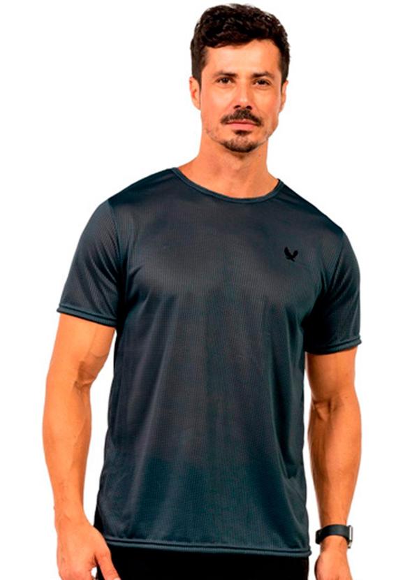 Camiseta Estampa Masculina Cinza