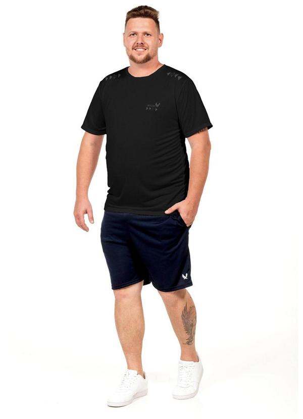 Camiseta Estampa Masculina Preto