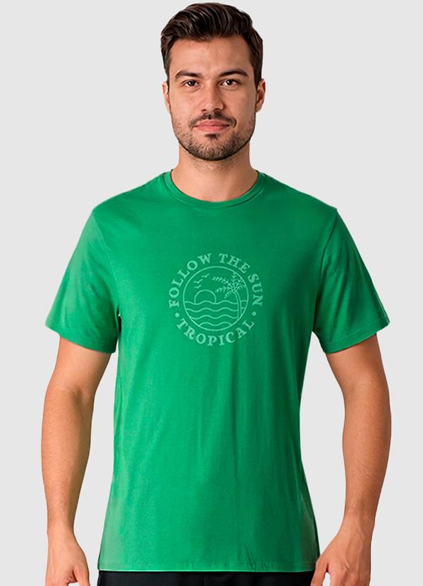 Vista 2 Camiseta Follow The Sun Verde Claro Malwee Malwee