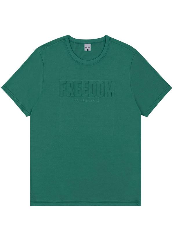 Camiseta Freedom em Malha Verde
