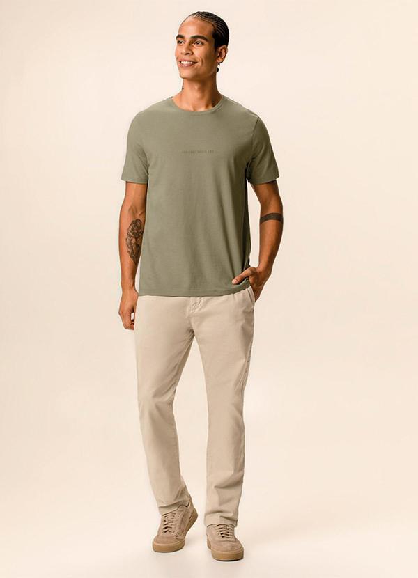 Camiseta Horizons Never End Verde Musgo