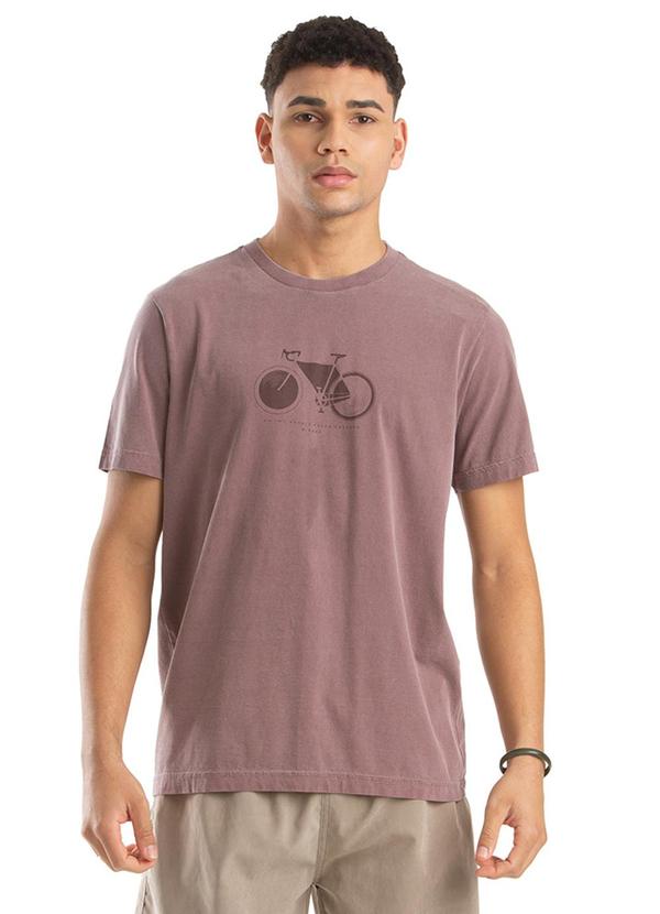 Camiseta Lavanderia M/C Meia Malha Trufado
