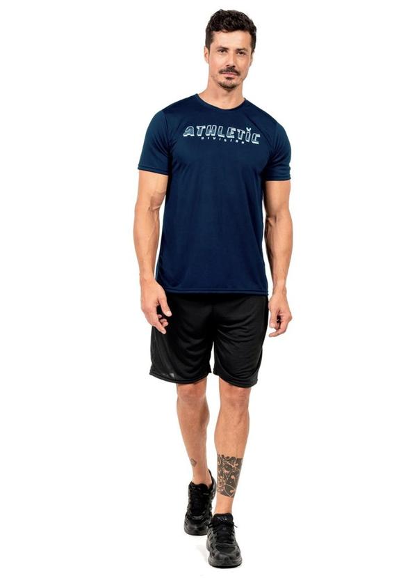 Camiseta Leve Masculina Azul