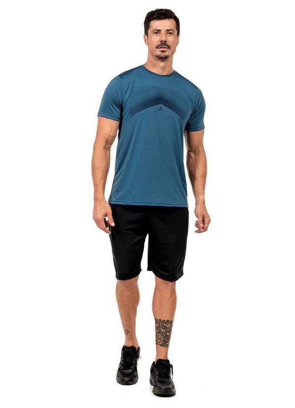 Camiseta Leve Masculina Azul