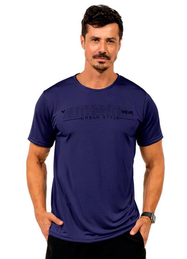 Camiseta Leve Masculina Azul