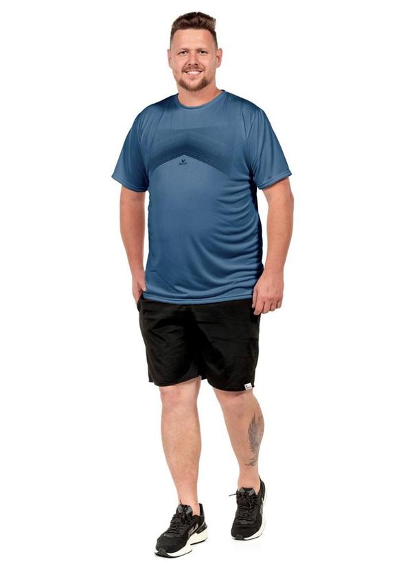 Camiseta Leve Masculina Azul