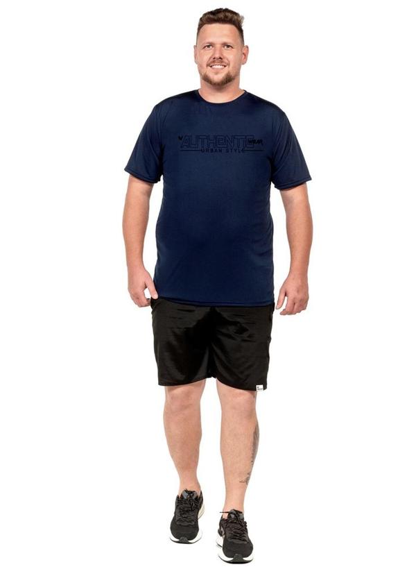 Camiseta Leve Masculina Azul