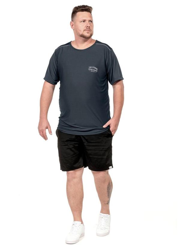 Camiseta Leve Masculina Cinza