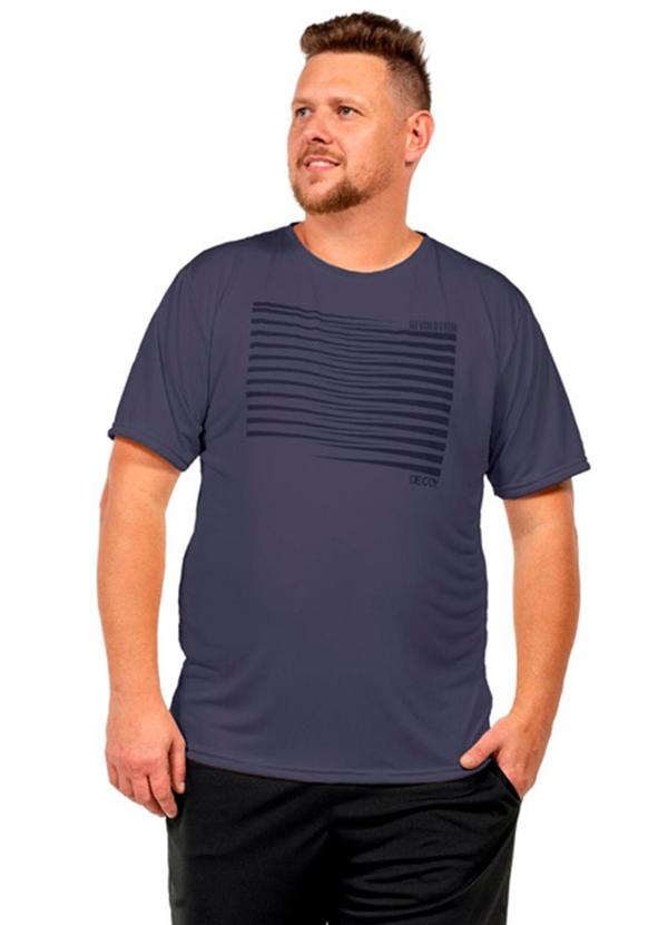 Camiseta Leve Masculina Cinza