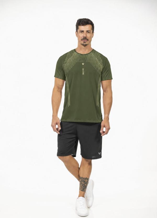 Camiseta Leve Masculina Verde