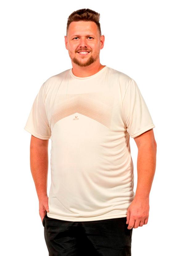 Camiseta Leve Masculina Bege
