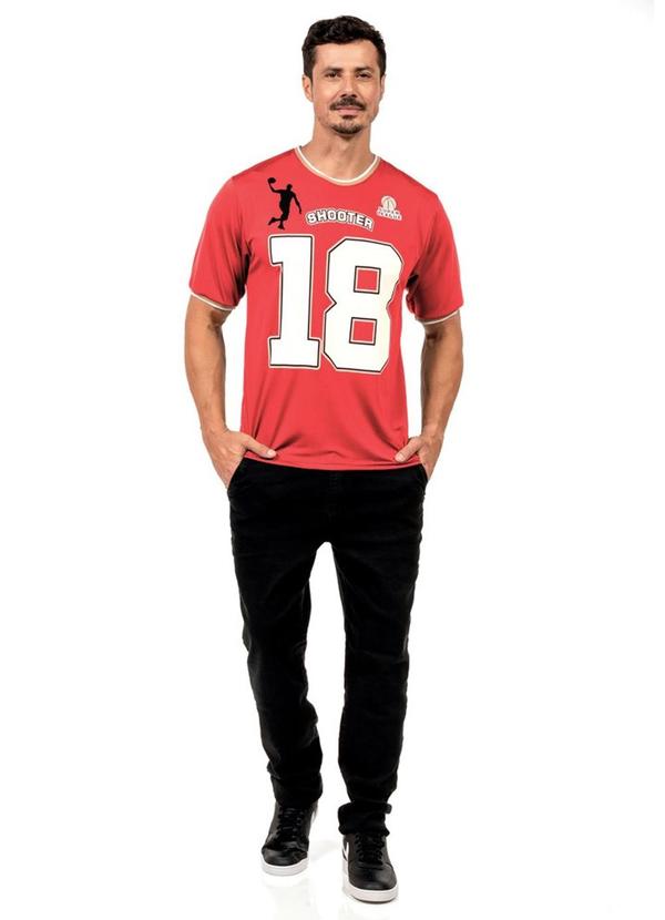 Camiseta Leve Masculina Vermelho