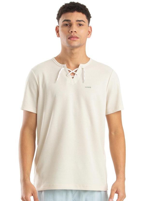 Camiseta Malha Honey Bege