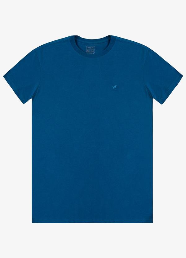 Vista 2 Camiseta Masculina Básica Azul Select Select