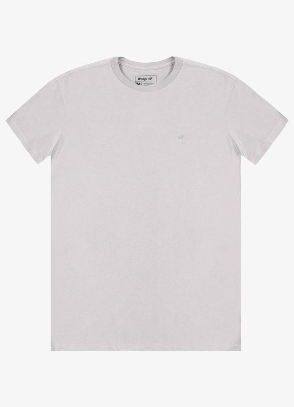 Vista 2 Camiseta Masculina Básica Cinza Select Select