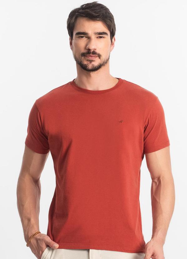 Camiseta Masculina Básica Laranja