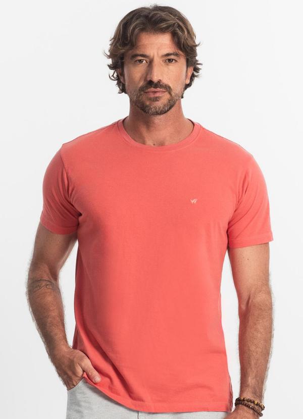 Vista 2 Camiseta Masculina Básica Laranja Select Select