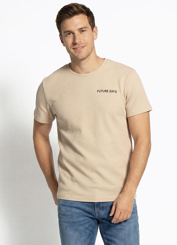 Camiseta Masculina Bege