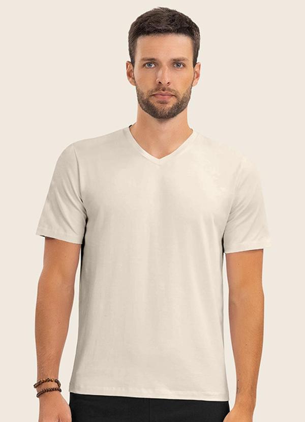 Camiseta Masculina Bege