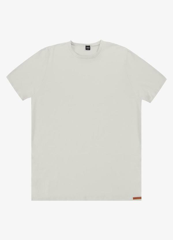 Vista 2 Camiseta Masculina Bege Select Select