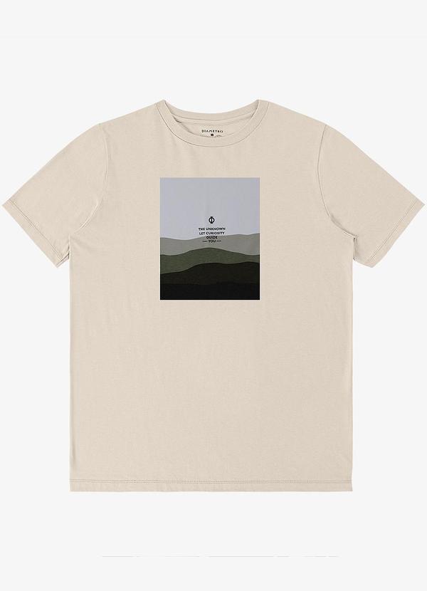 Camiseta Masculina Bege