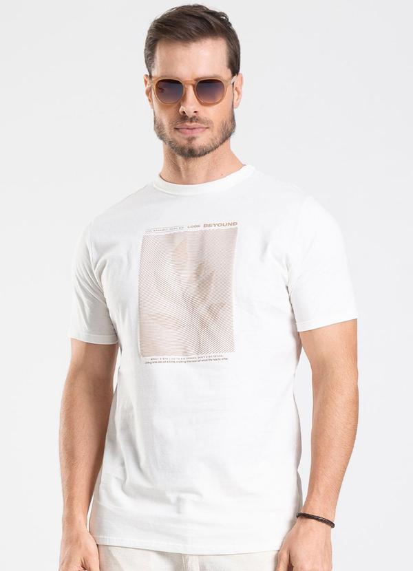 Camiseta Masculina Bege
