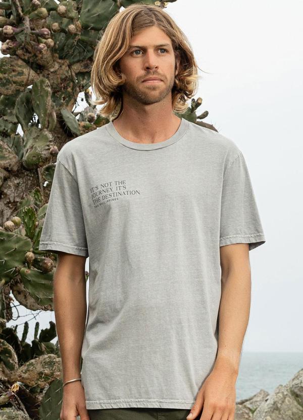 Camiseta Masculina Cinza