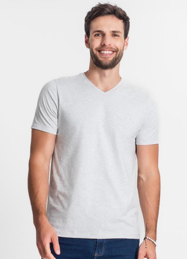 Vista 2 Camiseta Masculina Cinza The Philippines The Philippines