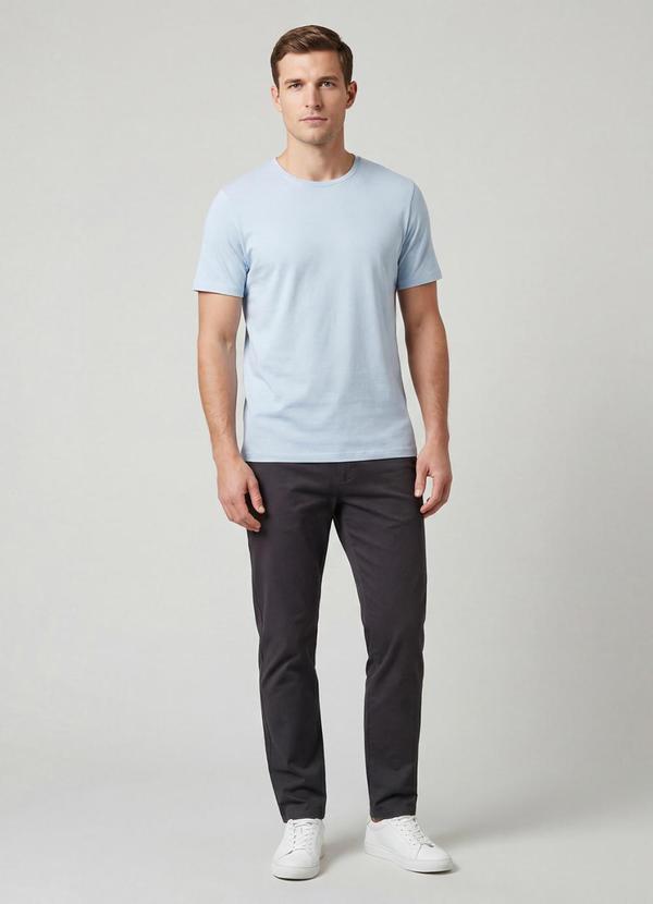 Camiseta Masculina em Cotton Azul