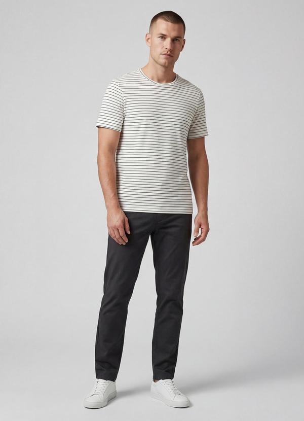 Camiseta Masculina em Cotton Bege