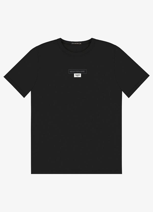 Camiseta Masculina em Meia Malha Preto