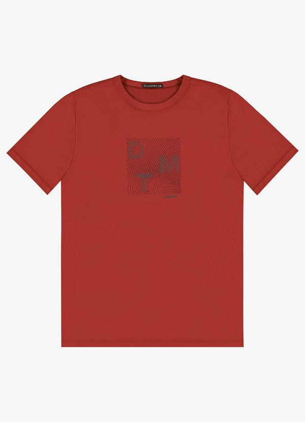 Camiseta Masculina em Meia Malha Vermelho