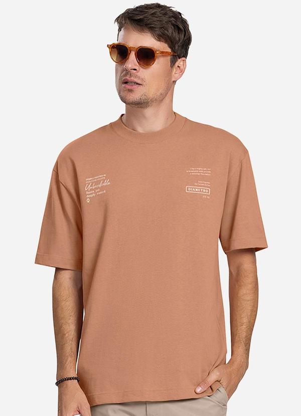 Camiseta Masculina Marrom