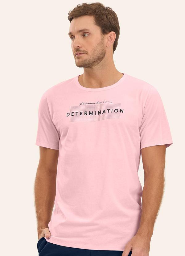 Camiseta Masculina Rosa