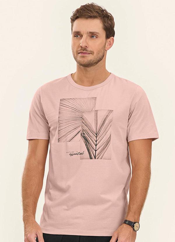 Camiseta Masculina Rosa