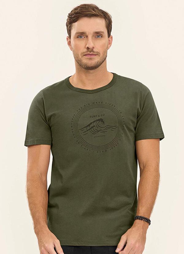 Camiseta Masculina Verde