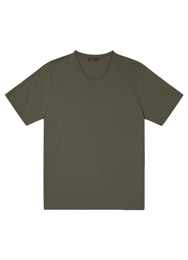 Camiseta Meia Malha Masculina Verde