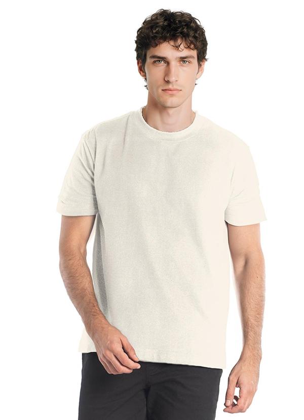Camiseta Over Bege