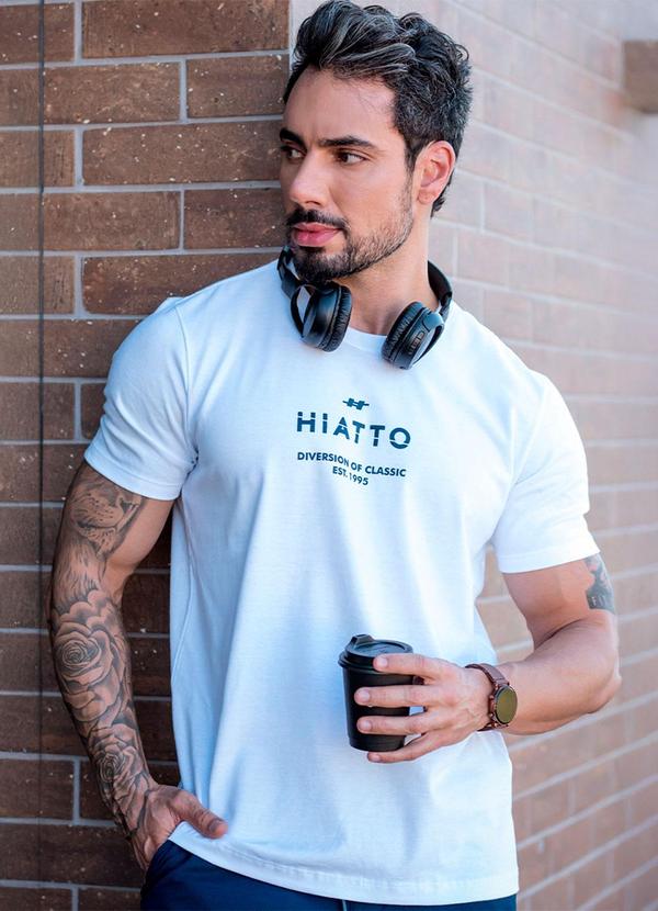 Camiseta Over Pima Diversion Masculina Branco