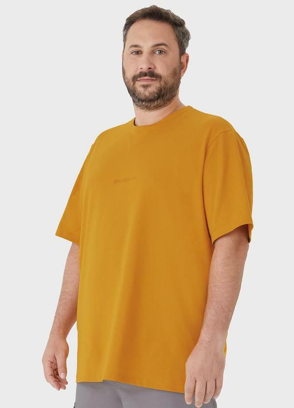Camiseta Peace Of Mind PlusAmarelo Mostarda